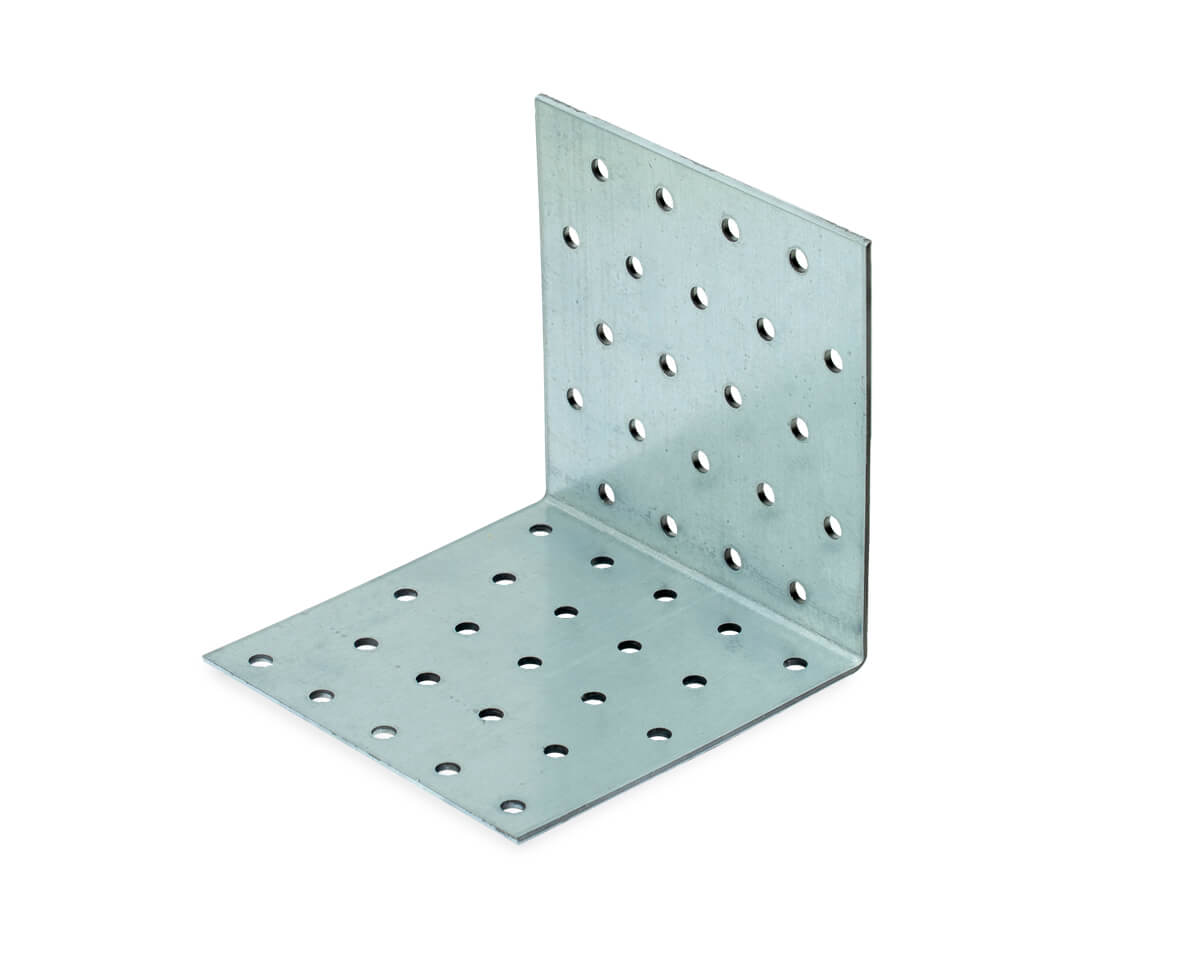 Уголок крепежный равносторонний 100x100x100x2,0 мм KUR-100-100 (упак/50шт)