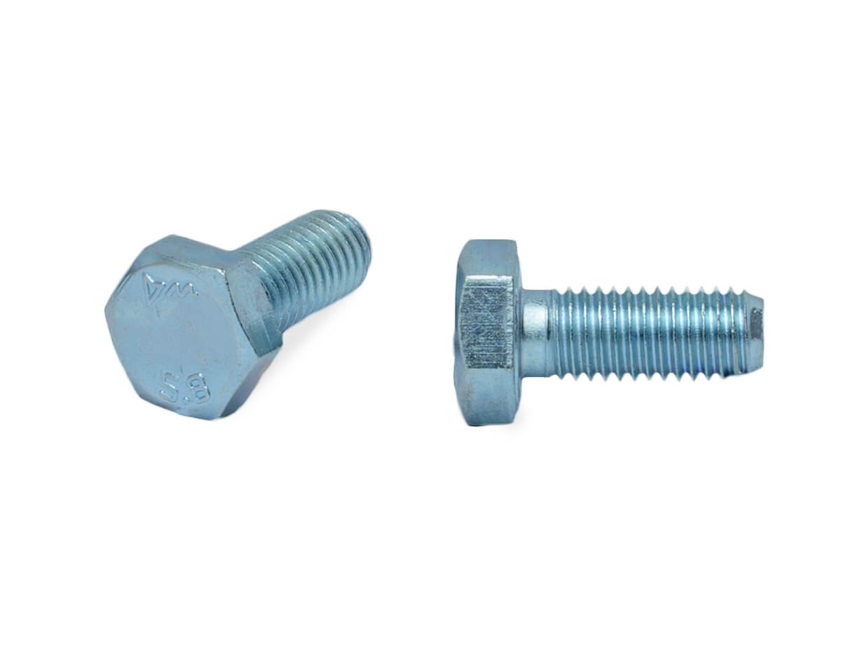 Болт с шестигр. головкой М10х25/25, DIN933/ГОСТ 7798-70,кл.5.8,цинк МОНТАЖ (пакет/4шт)