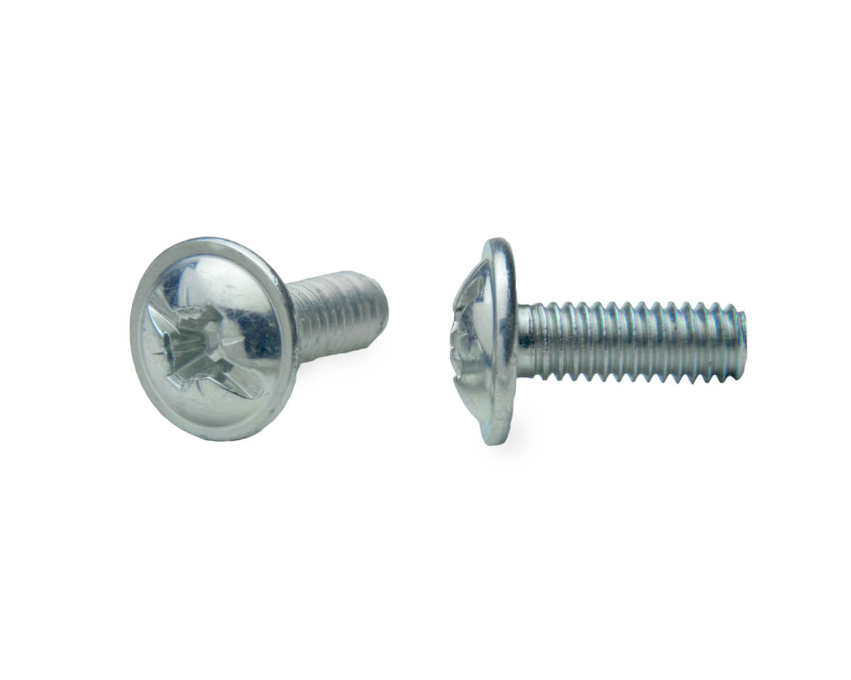 Винт мебельный 4х12, полусфер. головка, шлиц KOMBI, цинк (упак/30шт)