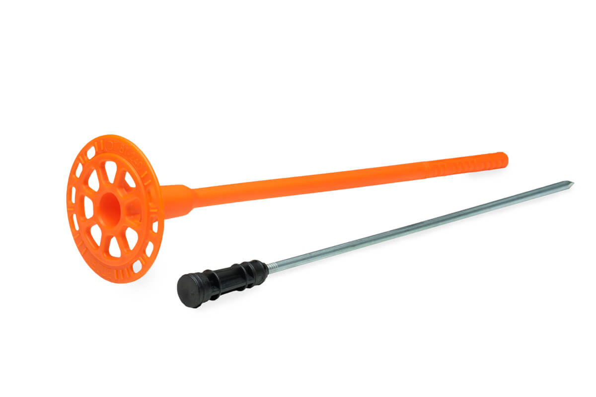 Дюбель тарельчатый 8х240 со стальным гвоздем с высокоэфф. термоголовкой DT-8T-240 (упак/200шт)