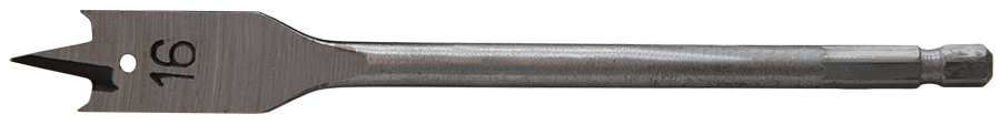 Сверло по дереву 6x152мм, перьевое, 6-гран хвостовик KERN (шт)