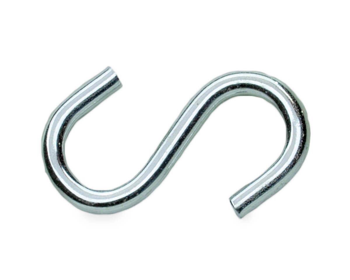 Крючок S-образный М3, цинк (упак/10шт)