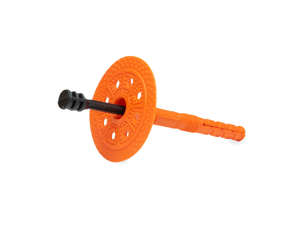 Держатель теплоизоляции 10x90 с полиамидным гвоздем DTM-N + GT-P, ЕКТ (пакет/75шт)