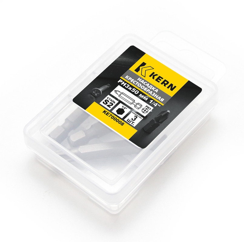 Насадка крестообразная PH3х50мм 1/4