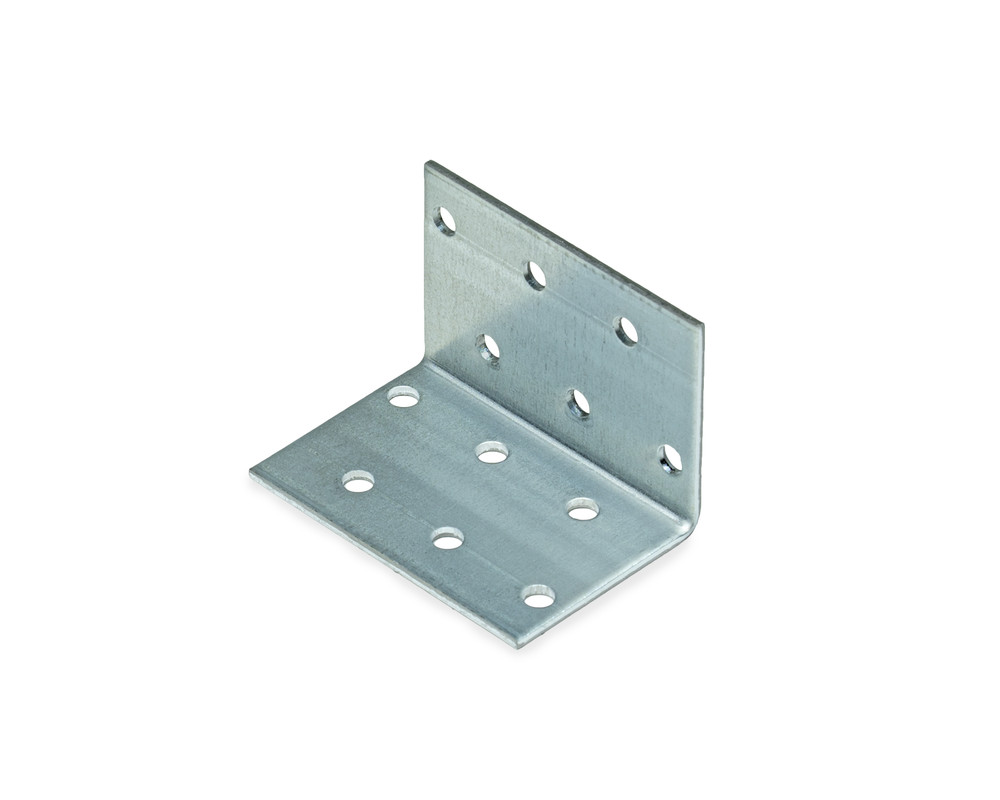 Уголок крепежный равносторонний 40x40x60x2,0 мм KUR-40-60 (упак/50шт)