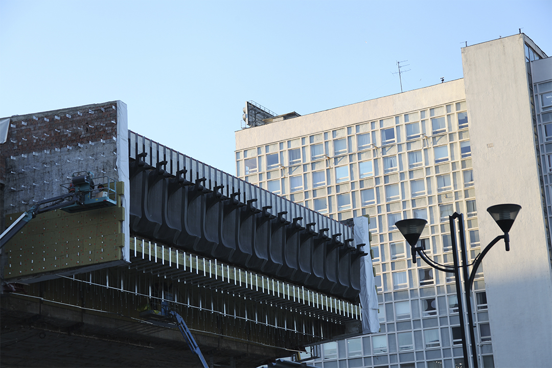 Реконструкция кинотеатра «Москва»: фасадные системы на крепеже ЕКТ