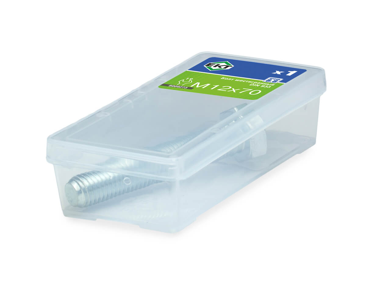 Болт шестигранный 12х 70, цинк, прочн. 8.8 DIN 933, (упак/1шт)