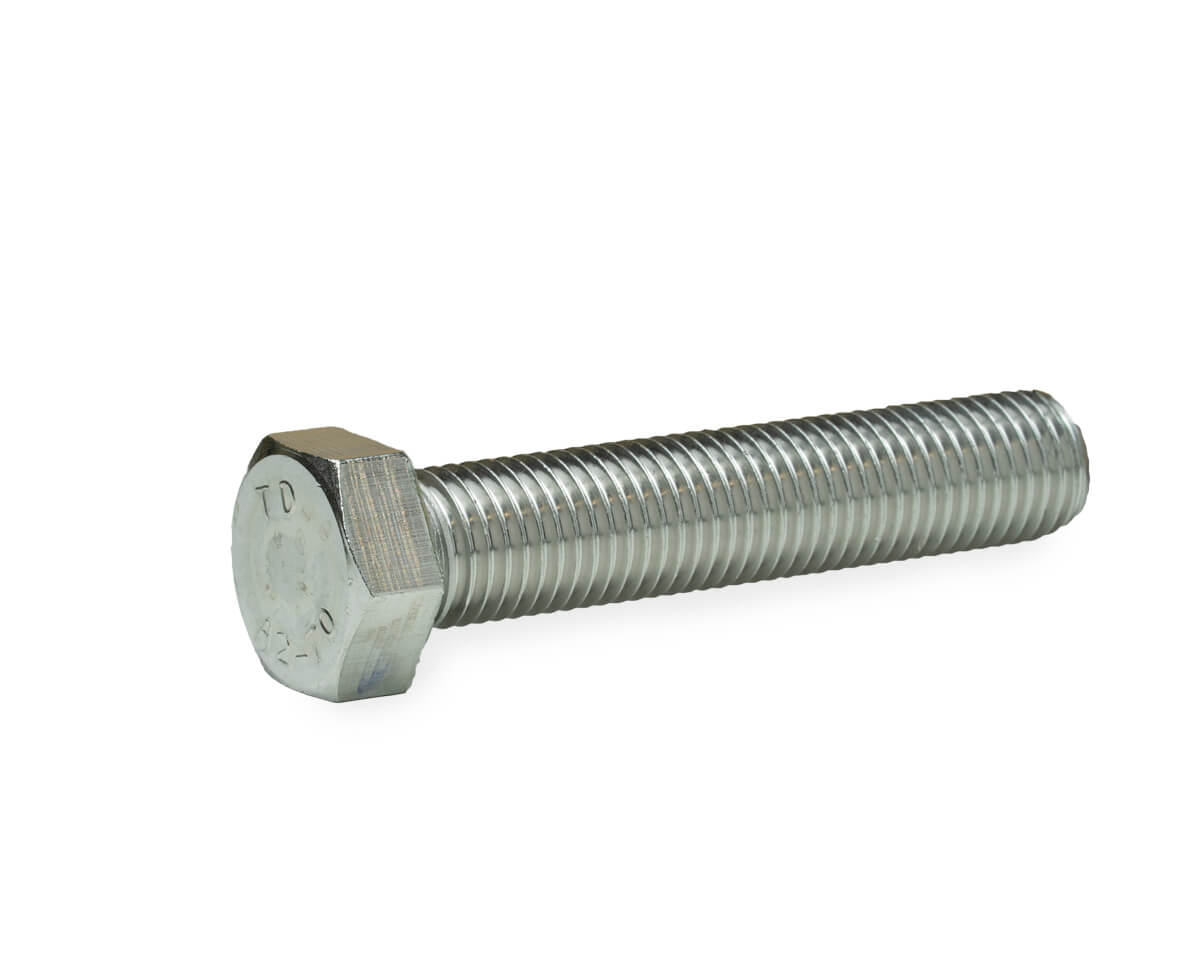 Болт с шестигранной головкой M20х100, DIN933, НЕРЖ. СТАЛЬ (упак/25шт)