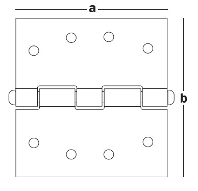 Петля универсальная 38x38x1 PU-38 (упак/900шт)