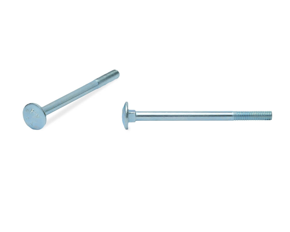 Болт мебельный 6х80, цинк, прочн. 4.8 DIN 603 (пакет/6шт)