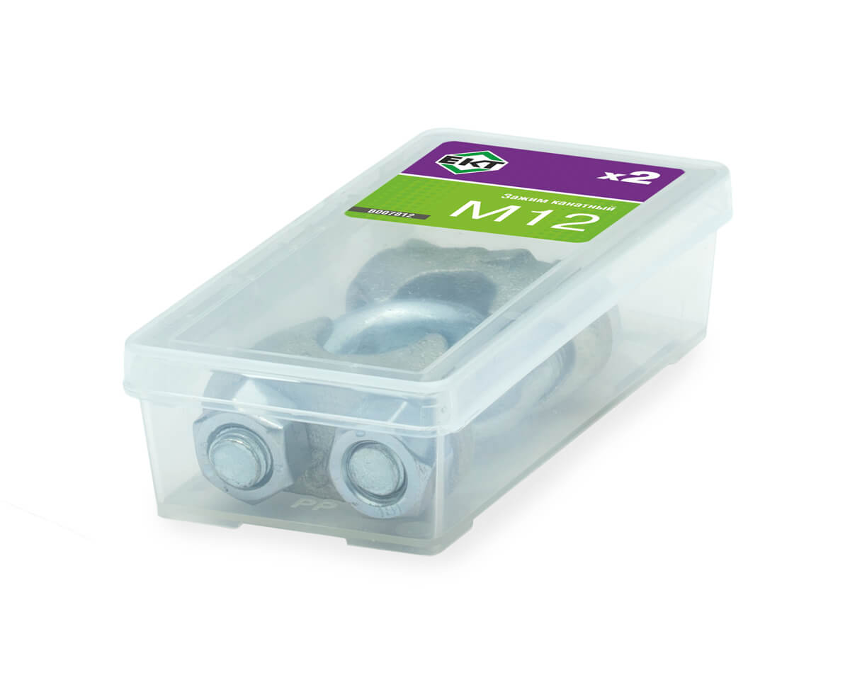 Зажим канатный М12, DIN741 (упак/2шт)