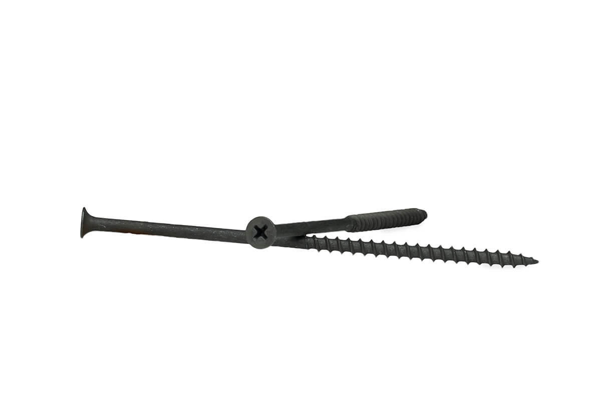 Саморез для гипсокартона 4.8x127, редкий шаг (к дереву), фосфат, дой-пак L, МОНТАЖ (пакет/80шт)