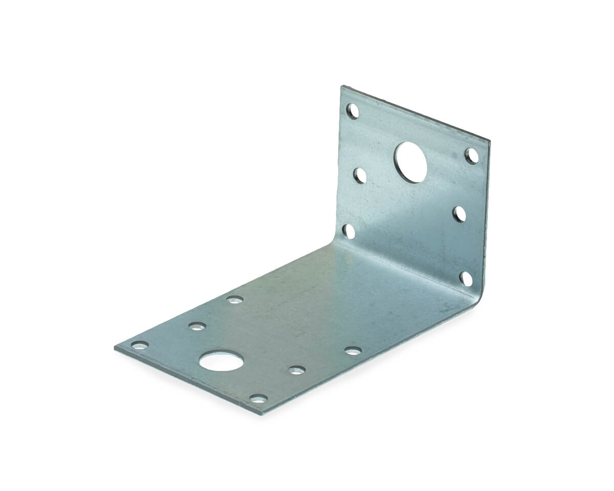 Уголок крепежный ассиметричный 50х90х55x2,0 мм KUAS-55 (упак/50шт)