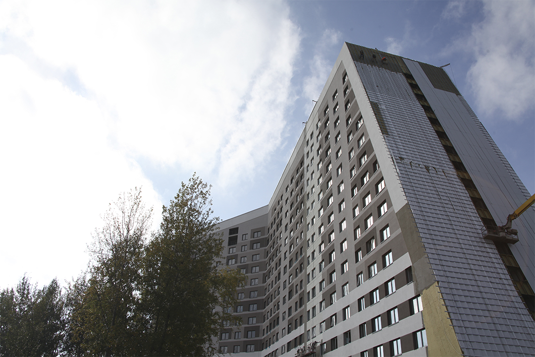 Крепеж ЕКТ использован при строительстве общежития БНТУ