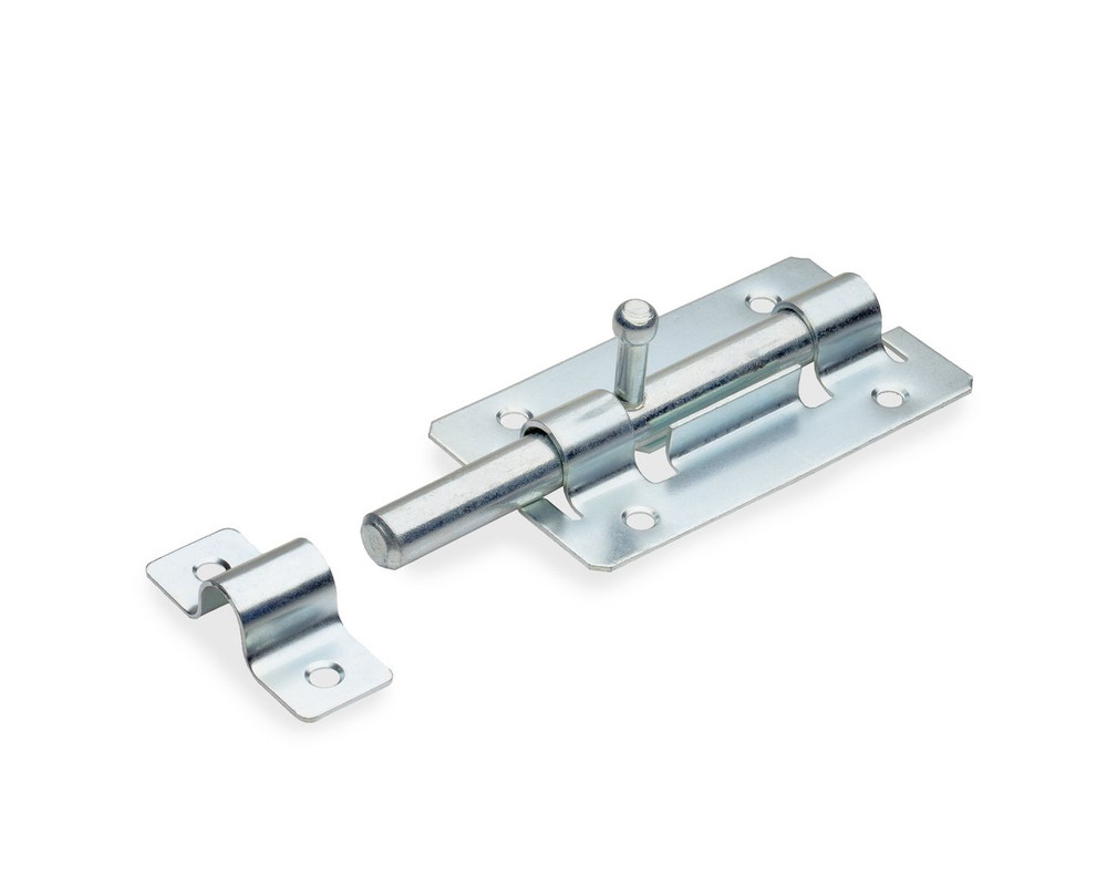 Задвижка дверная 01, цинк (пакет/1шт)