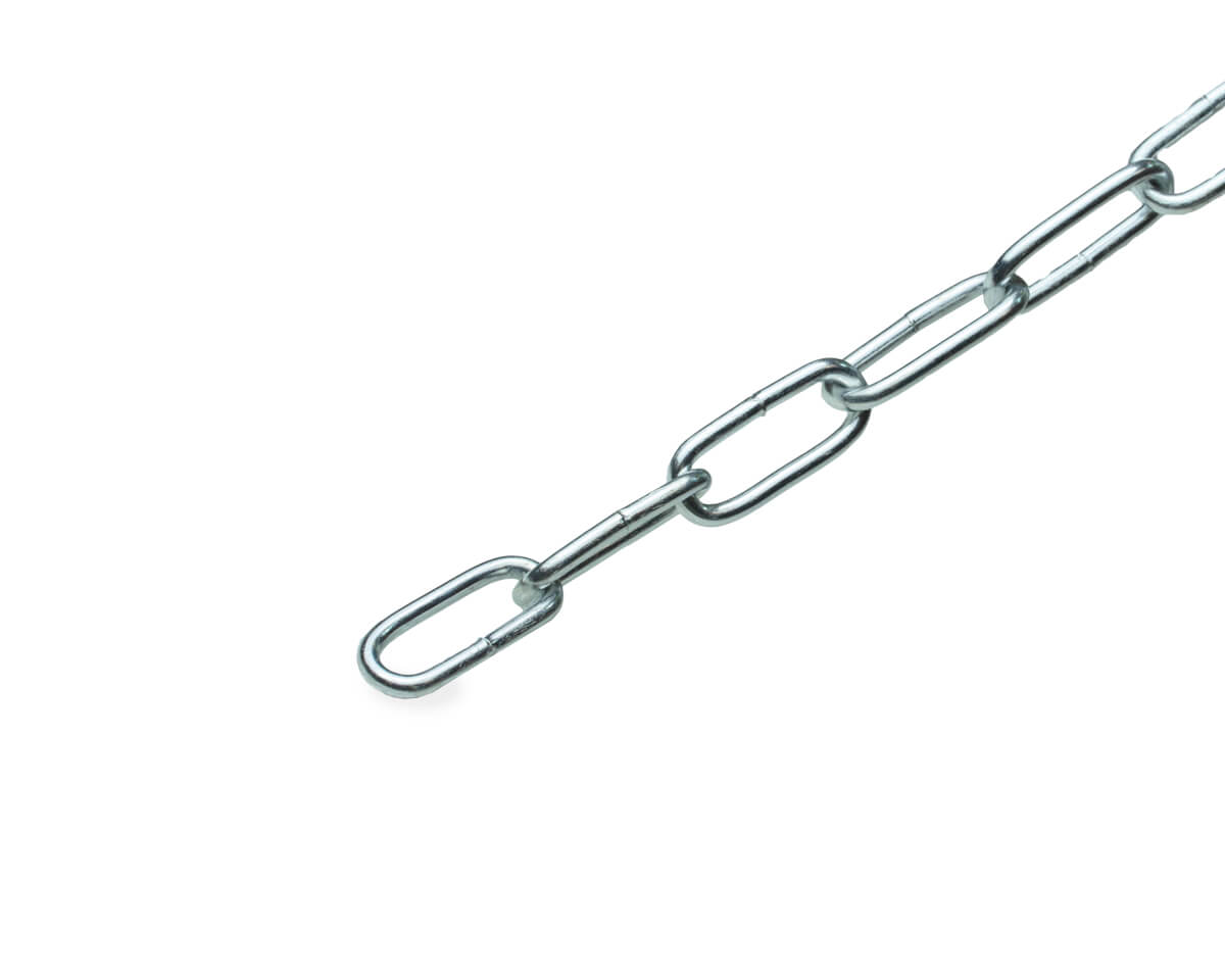 Цепь сварная LLC М8, длинное звено, DIN763 (бухта/15м)