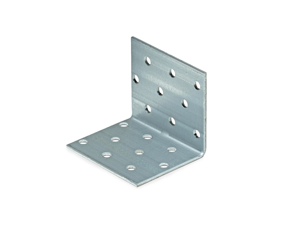 Уголок крепежный равносторонний 50x50x60x2,0 мм KUR-50-60 (упак/50шт)