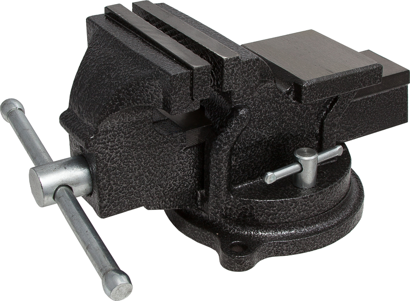 Тиски слесарные 200мм, 21,0кг, поворотные, с наковальней KERN (шт)