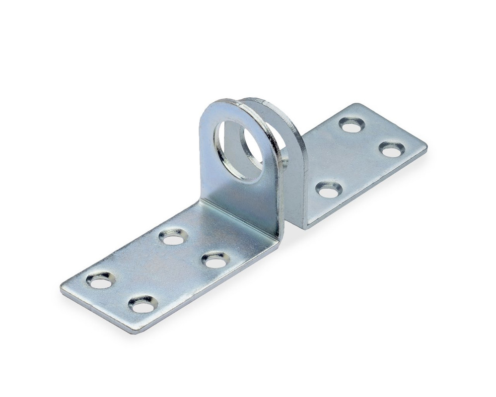 Пробой-ушко гнутое 30x40мм, цинк (пакет/1шт)