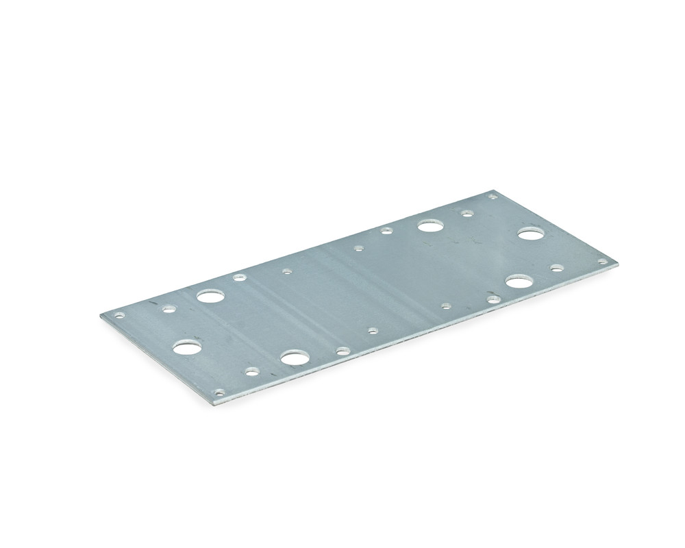Крепежная пластина оцинкованная 210x90x2,0 мм КР-210 (упак/25шт)