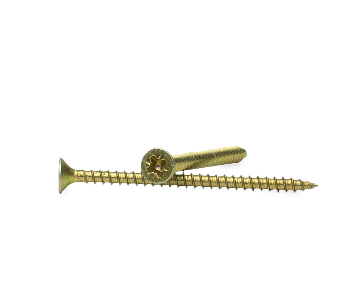 Саморез универсальный 3.5x50, желтый цинк, дой-пак S, МОНТАЖ (пакет/30шт)