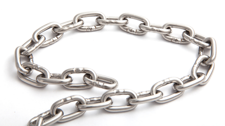 Цепь сварная SLC М4, короткое звено, DIN5685, НЕРЖ. СТАЛЬ A4 (м)