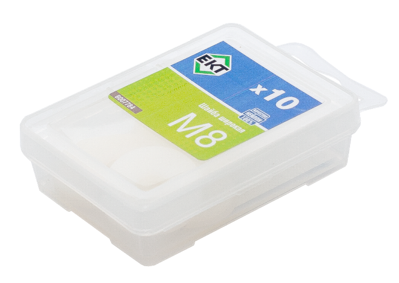 Шайба пластмассовая, широкая М8, нейлон. (упак/10шт)