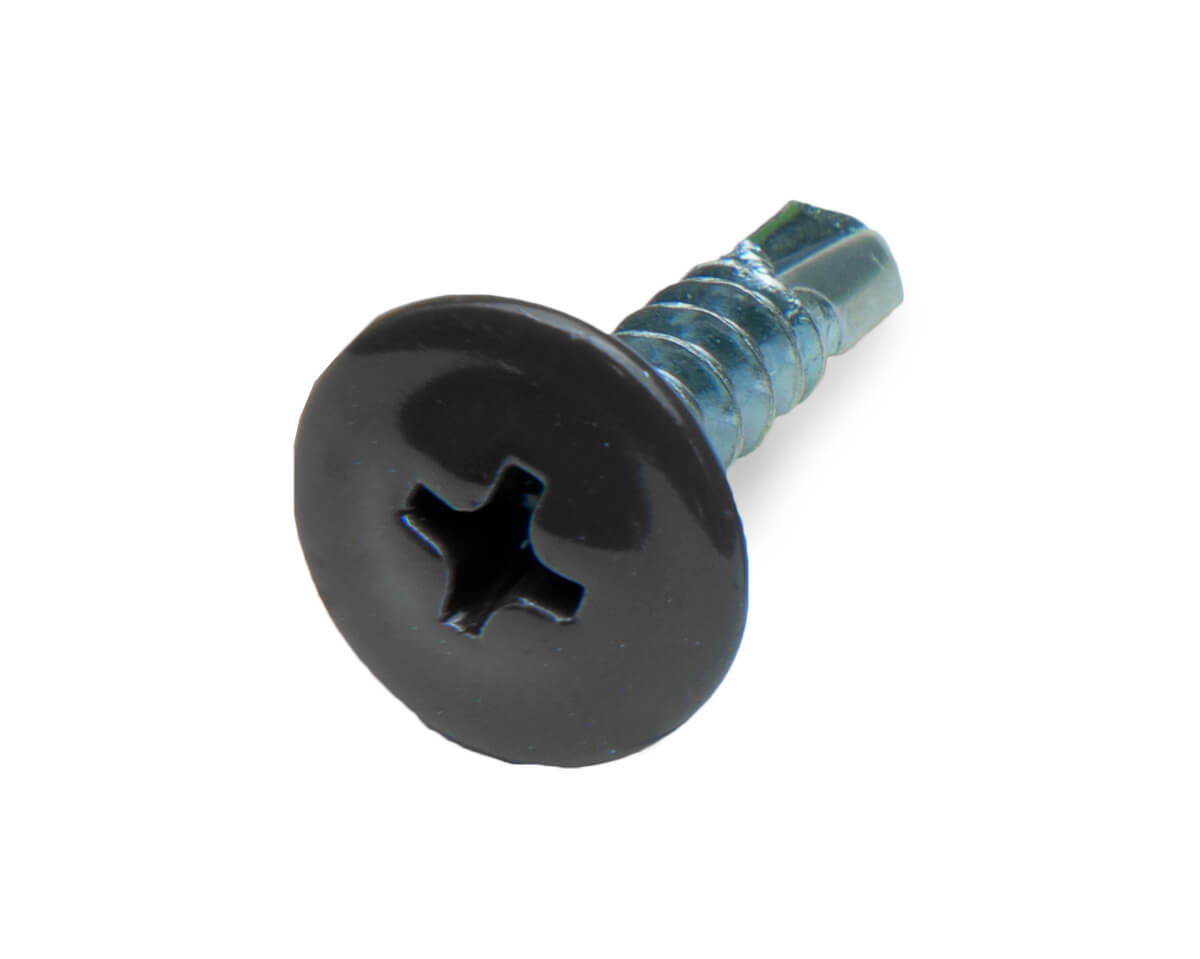 Саморез с п/ш SPS, сверло 4.2х16 RAL8019 (упак/10000шт)