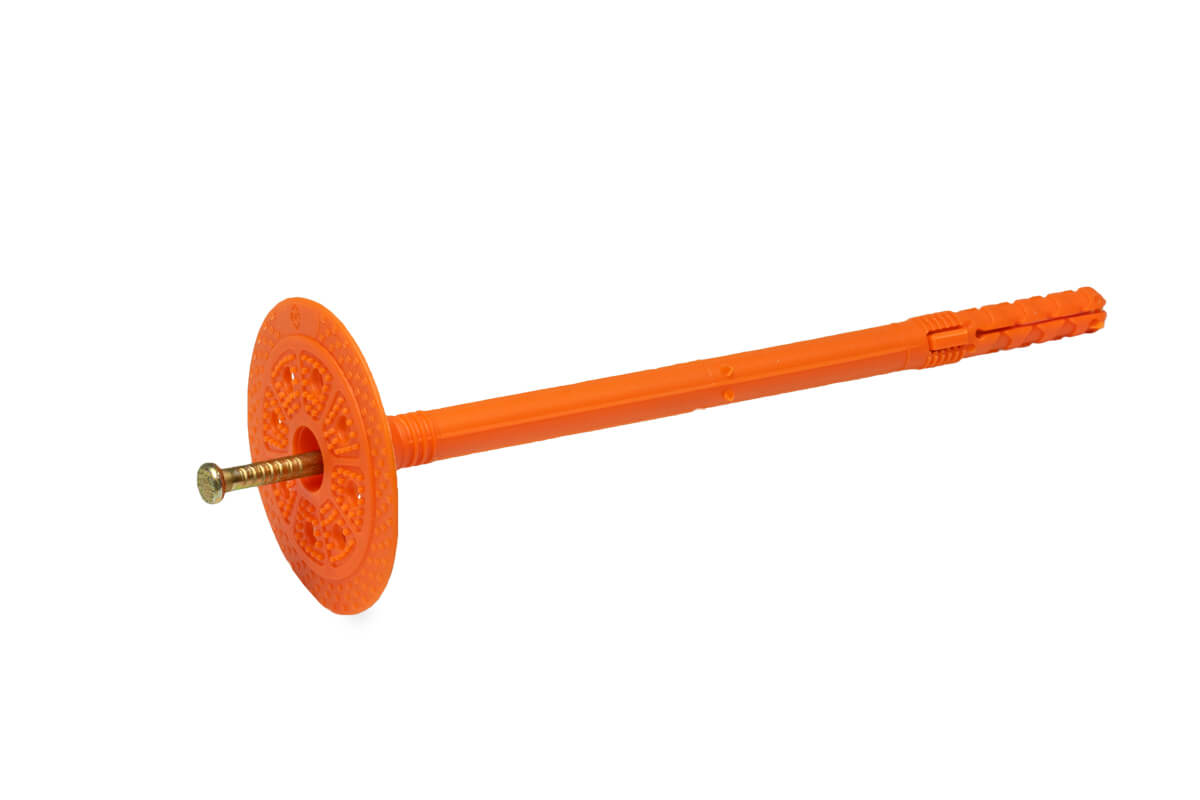 Держатель теплоизоляции 10x180 со стальным гвоздем БЕЗ ЗАГЛУШКИ (упак/250шт)