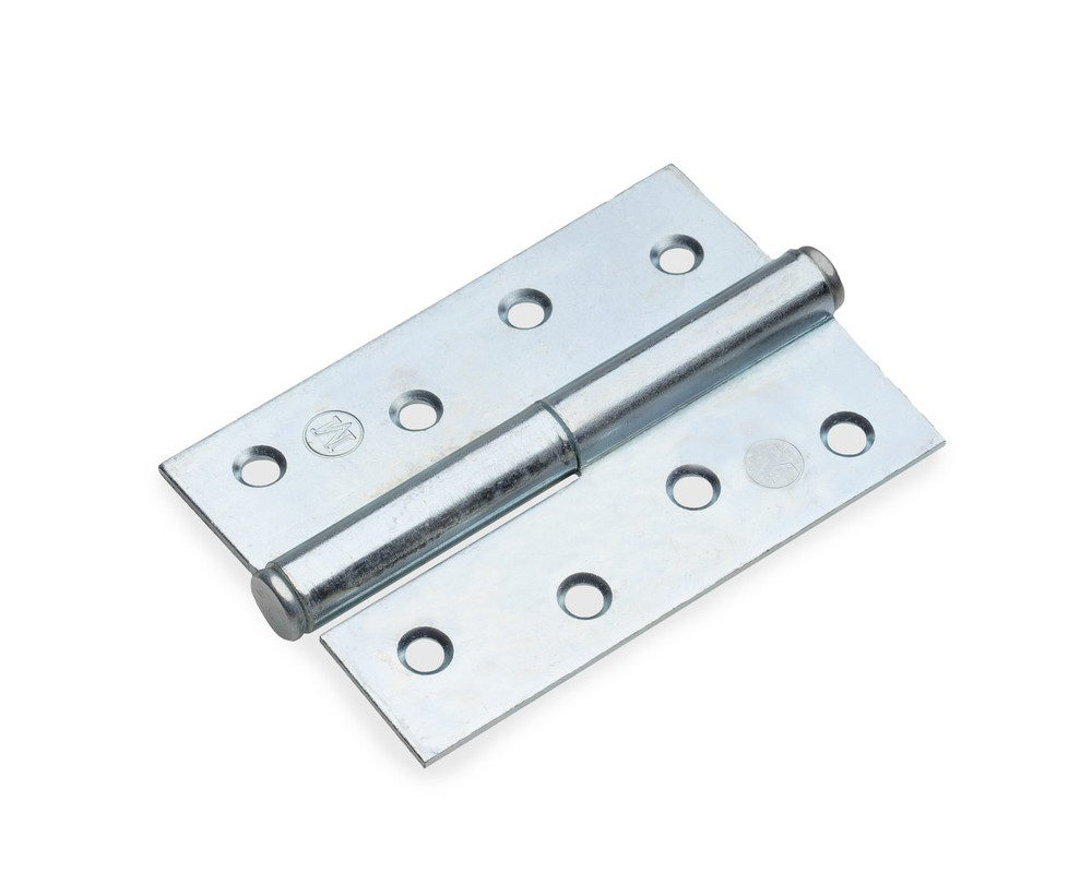 Петля накладная 100мм, правая, цинк (пакет/1шт)