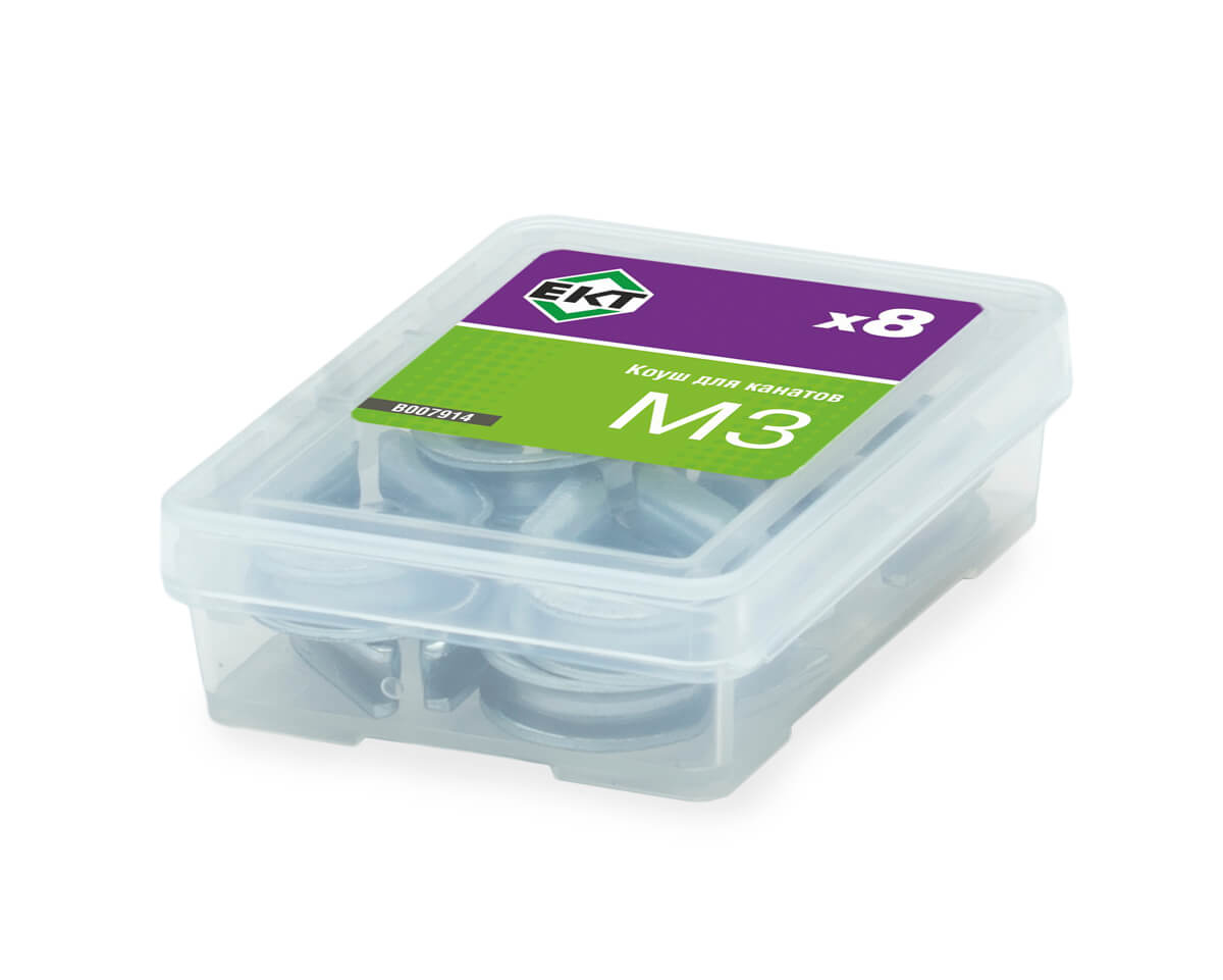 Коуш для канатов М3, DIN6899 (упак/8шт)