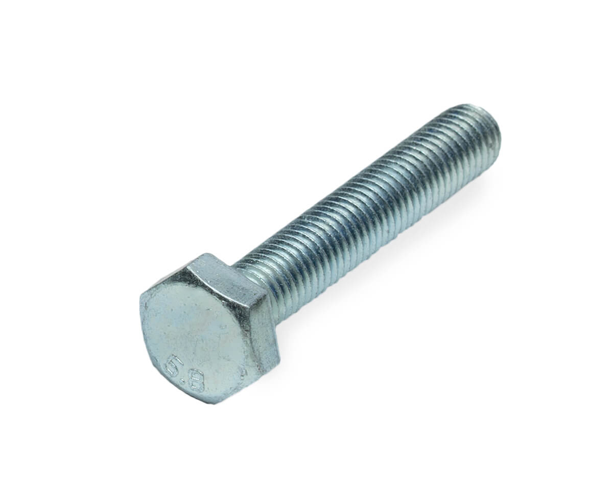 Болт с шестигранной головкой М5х12, DIN933, прочн. 5.8, цинк (упак/400шт)