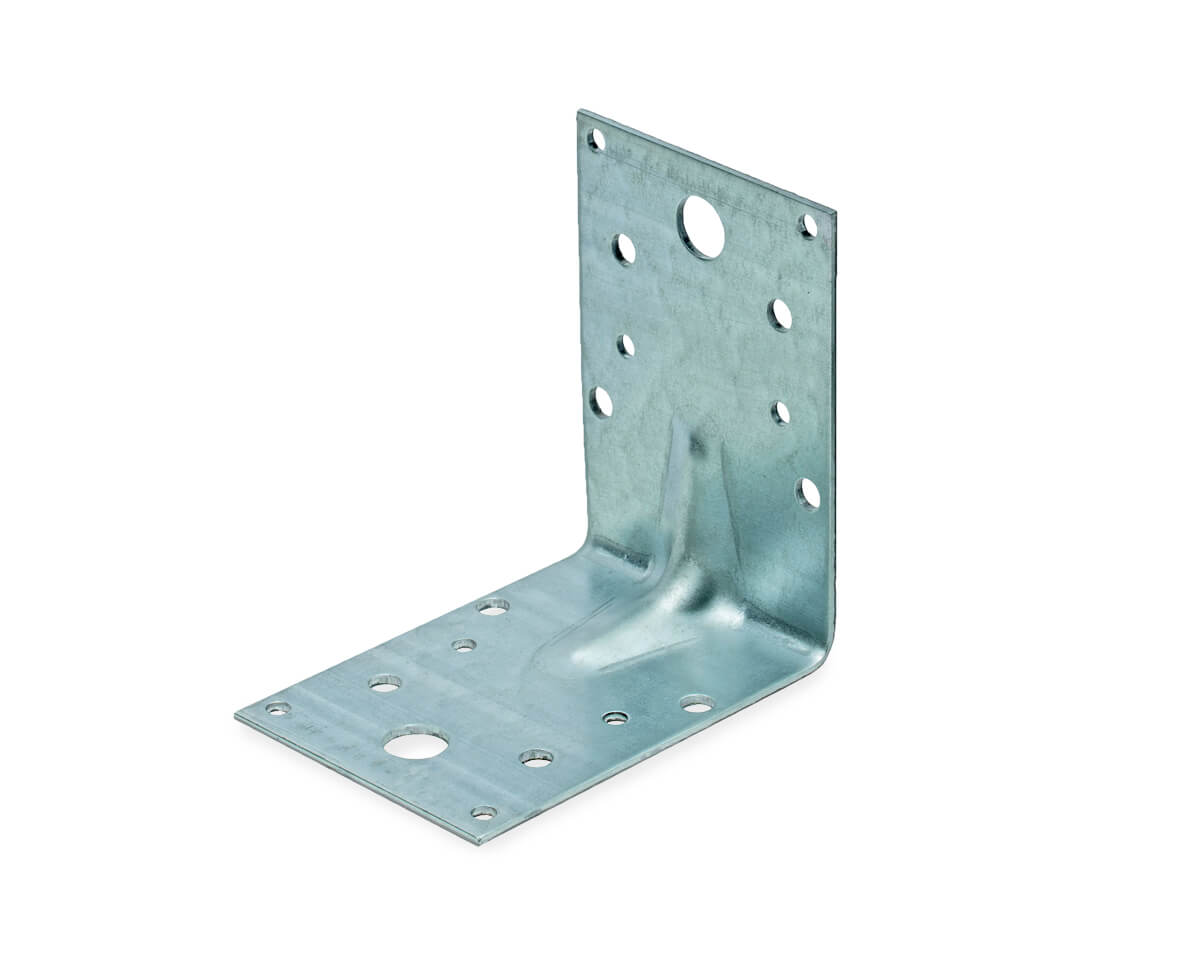 Уголок крепежный усиленный 90x90x65x2,0 мм KUU-90x65 (упак/25шт)