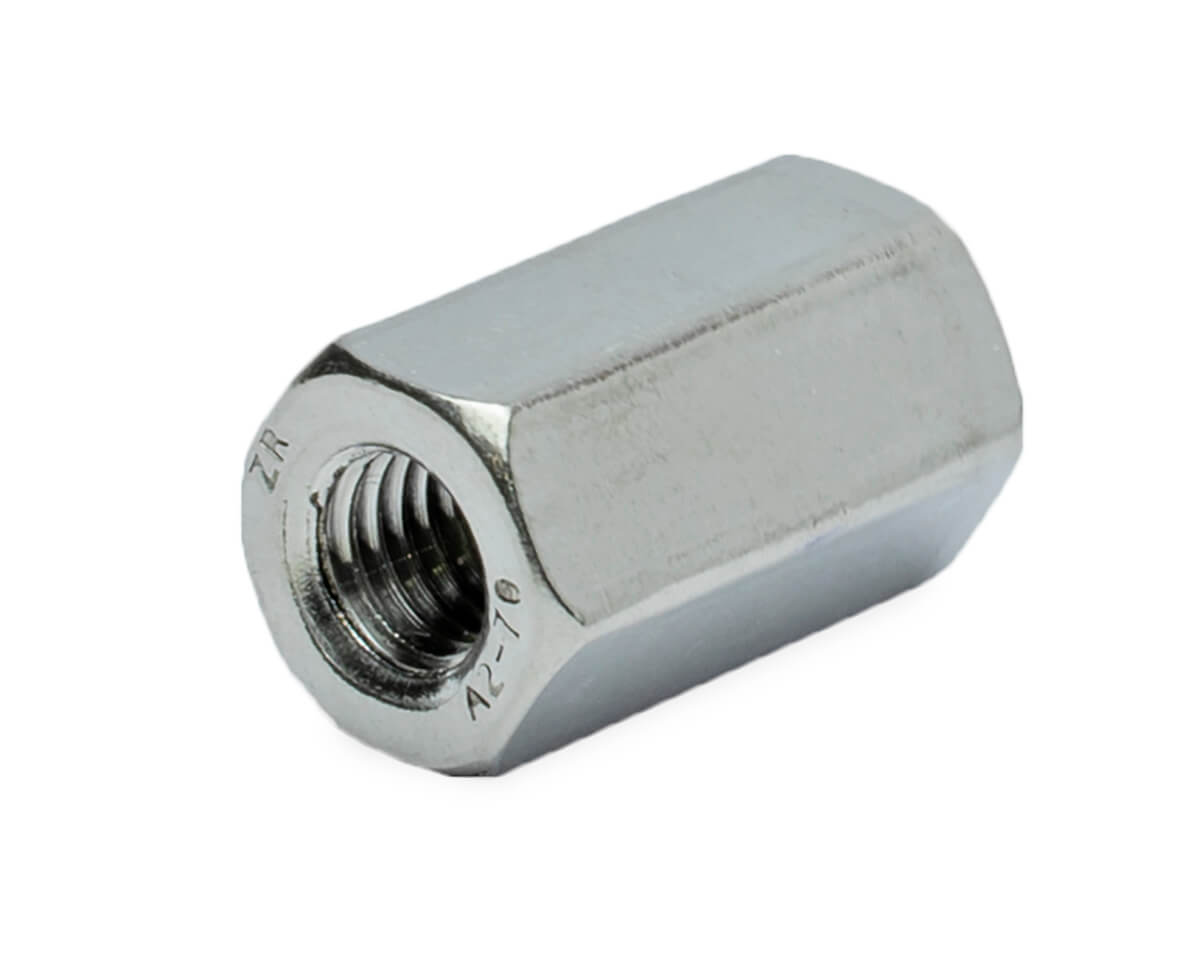 Гайка удлиняющая М10х30, DIN6334, НЕРЖ. СТАЛЬ, ЕКТ (упак/2шт)