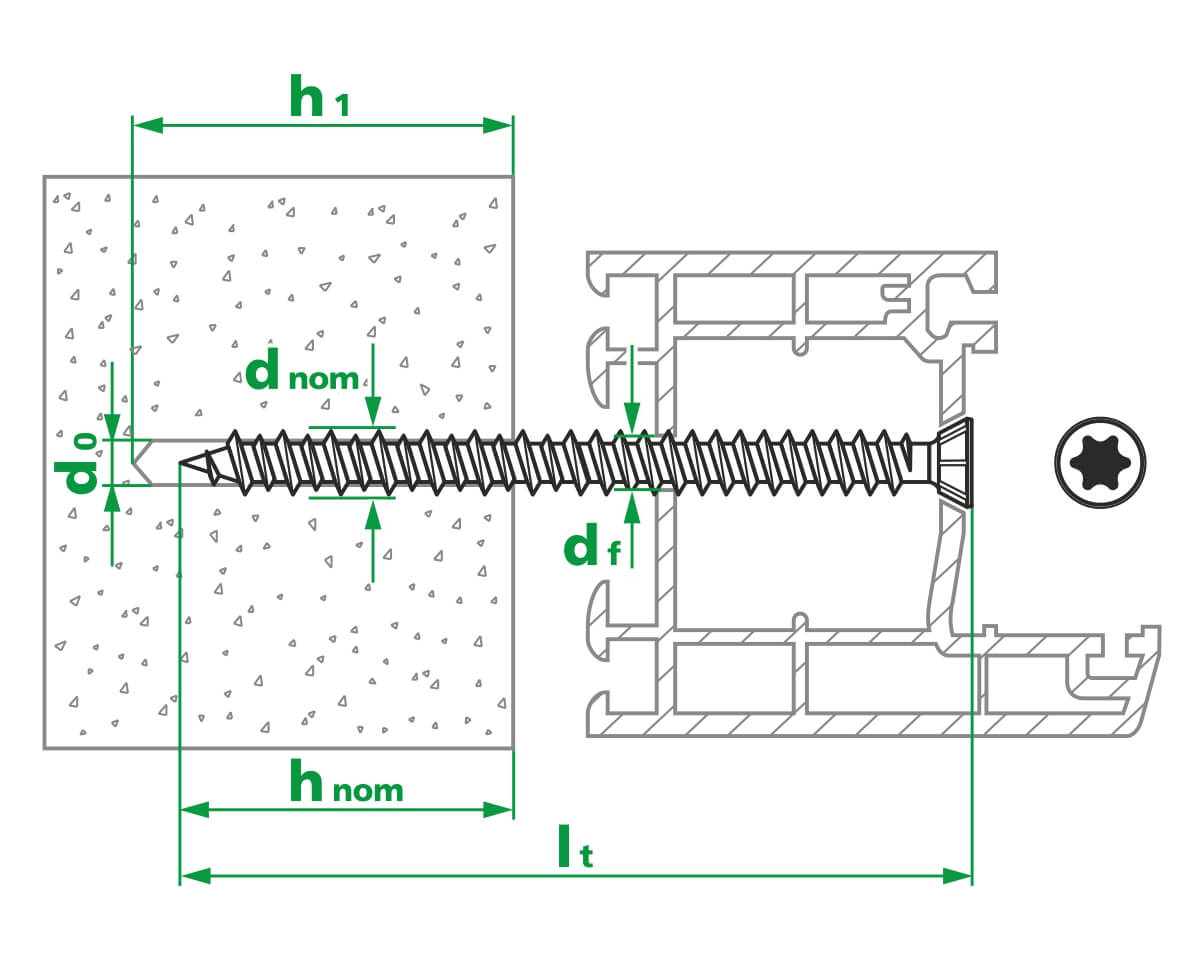 Шуруп для оконных рам 7,5х132 (с этик./1шт)