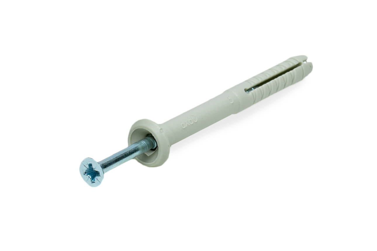 Дюбель-гвоздь GL, 6x60 гриб, нейлон, ЕКТ (упак/80шт)