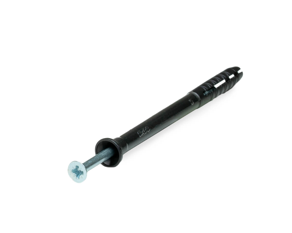 Дюбель-гвоздь GL, 6x80 потай, п/в, МОНТАЖ (упак/1.300шт)