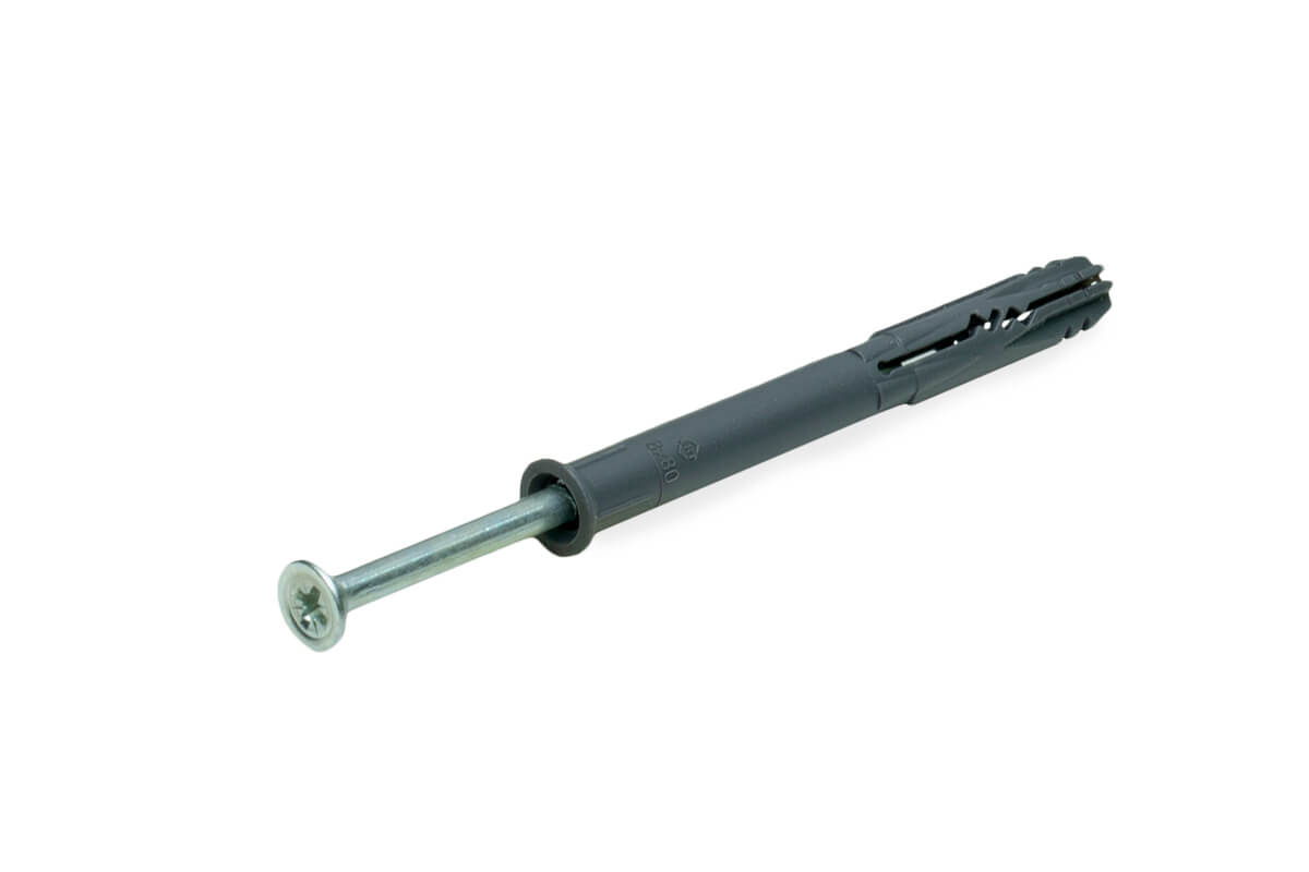 Дюбель-гвоздь GL, 8x80 потай, п/п, ЕКТ (упак/1.000шт)