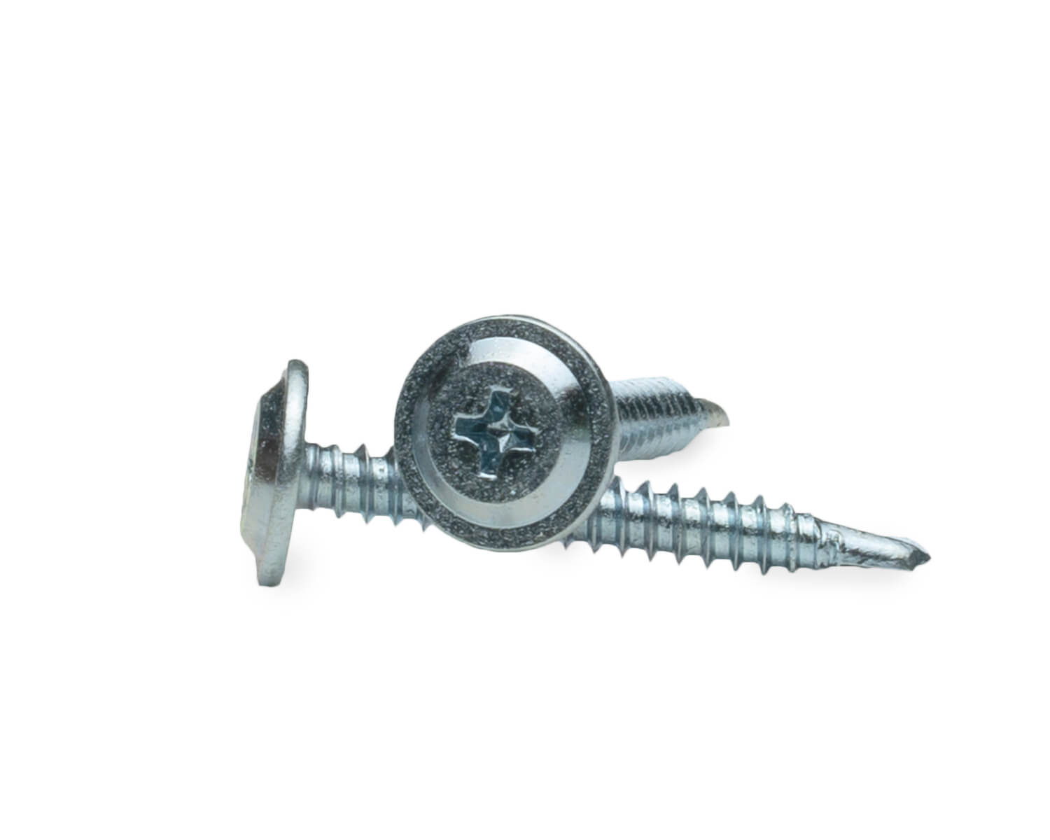 Саморез с прессшайбой, 4.2x32 сверло, цинк,в пласт.контейнере, ЕКТ (упак/100шт)
