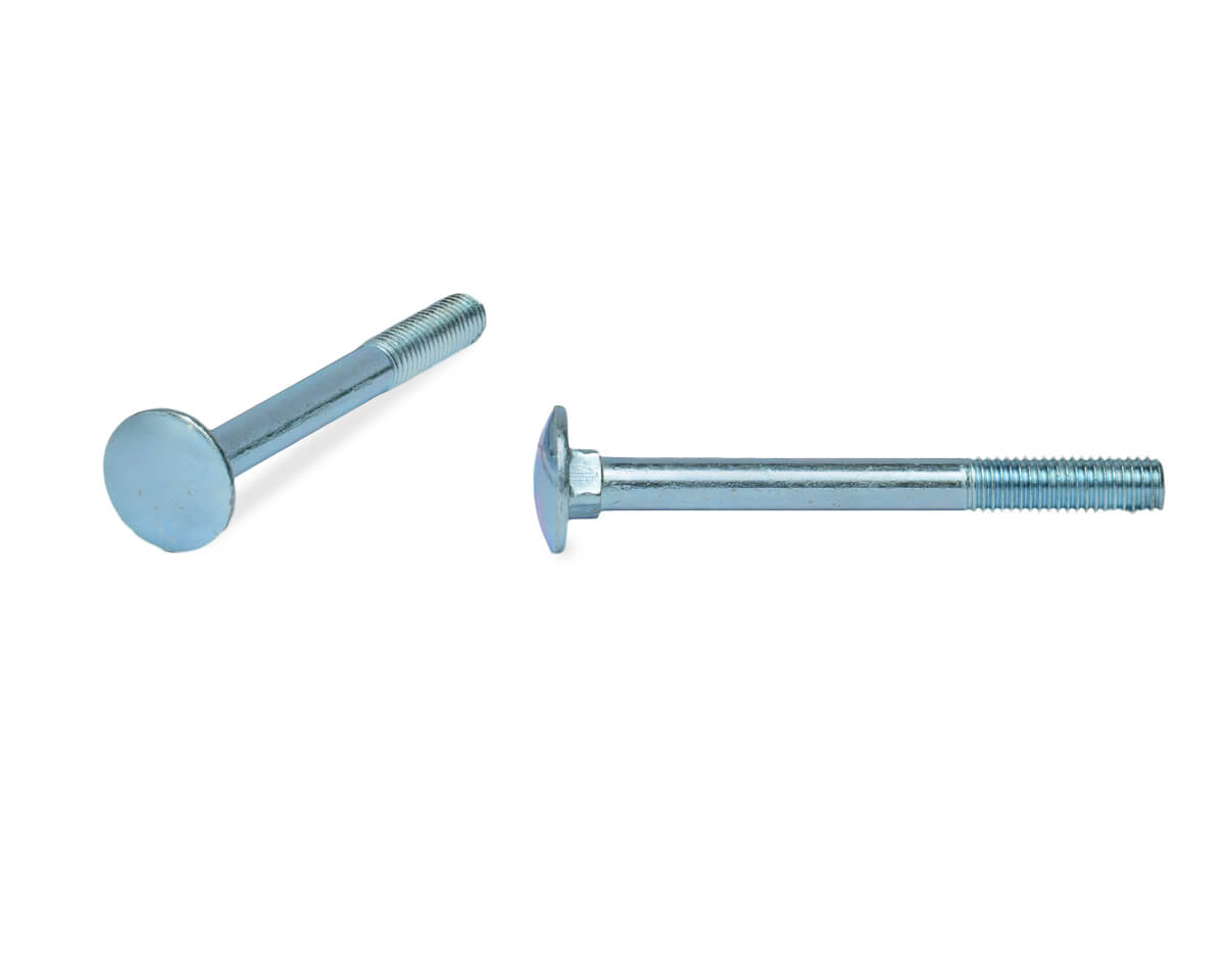 Болт мебельный 8х80, цинк, прочн. 4.8 DIN 603 (пакет/4шт)
