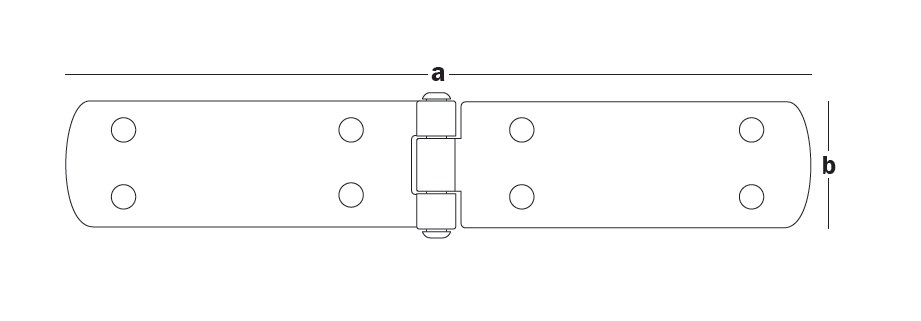 Петля французская 200x33x2 FP-200 (упак/200шт)