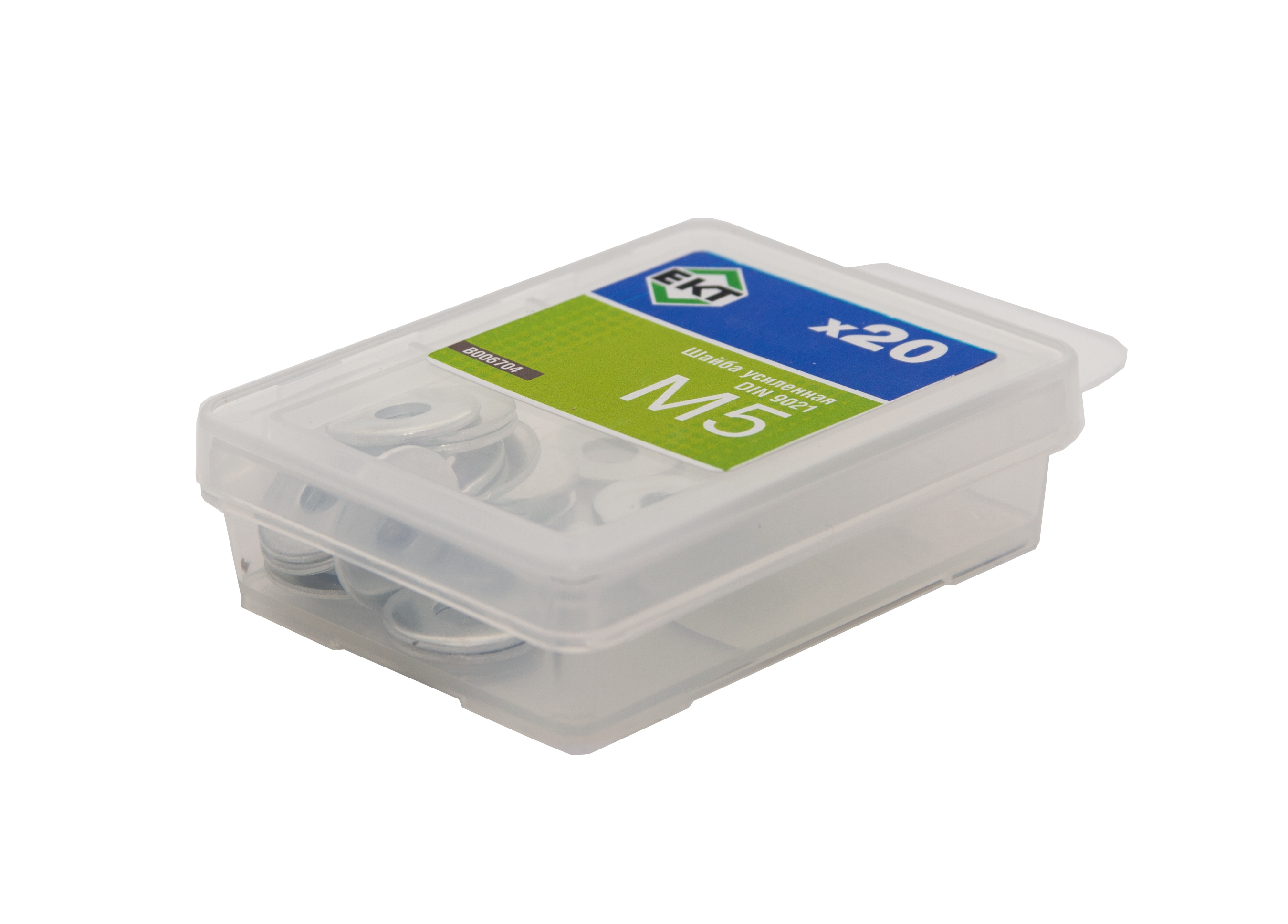 Шайба М5 усиленная, цинк, прочн.4,8 DIN9021 (упак/20шт)