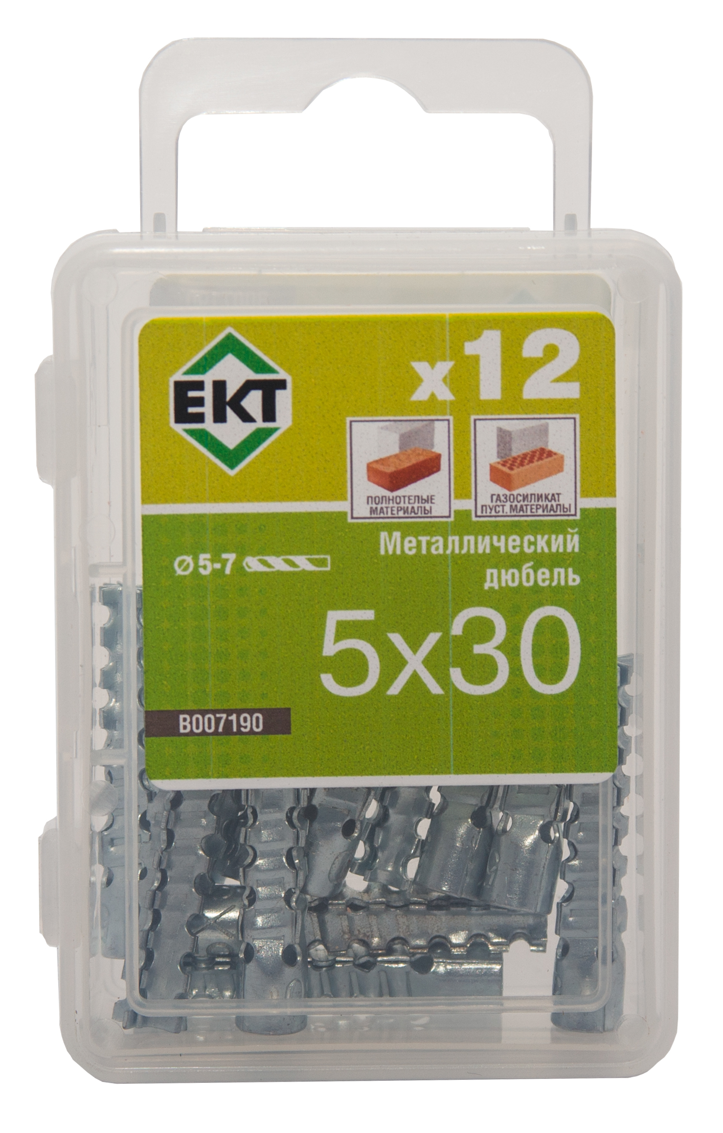 Универсальный металлический дюбель 5х30 (упак/12шт)