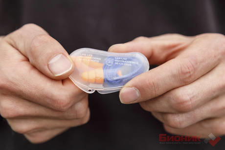 Беруши многоразовые SmartFit, шумоподавление до 30 дБ, со шнурком, контейнер, Honeywell (пара)