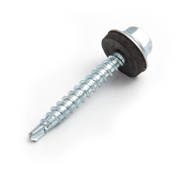 Саморез кровельный с резин. прокл. 4.8х19, сверло PT1, оцинк. (упак/500шт)