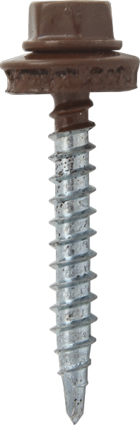 Саморез кровельный SRW-R, 4,8х29 сверло РТ1 RAL 8004 (коричневая медь) (упак/250шт)