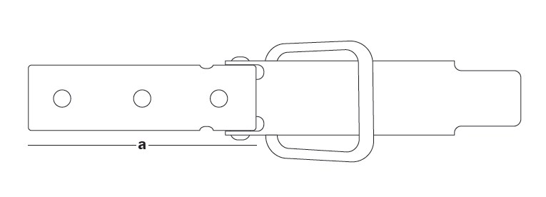 Защелка сундучная 70mm ZS-70 (шт)