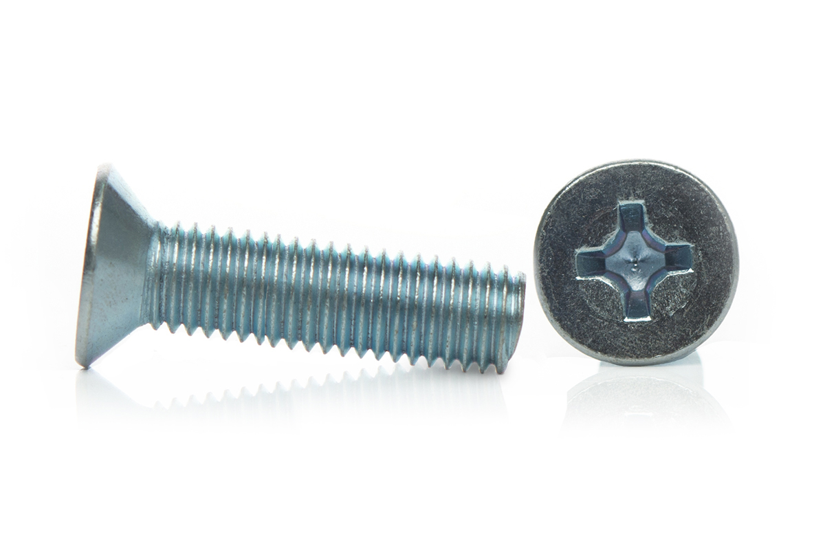 Винт 4х25 потай, цинк, DIN 965 (пакет/25шт)