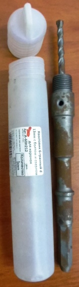 Держатель для коронок, с болтом и сверлом, 6-гран хвостовик, VERTO (комплект) (Уценка)