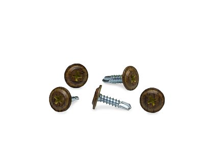 Саморез с п/ш SPS, сверло 4.2х16 Printech (Темный дуб) (упак/500шт)